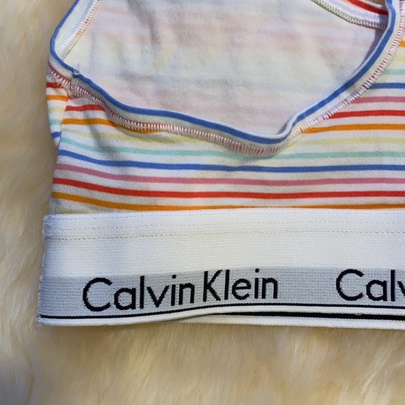Calvin Klein unlined cotton bralette size S - Picture 5 of 8